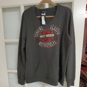 Harley Davidson Vneck Sweatshirt